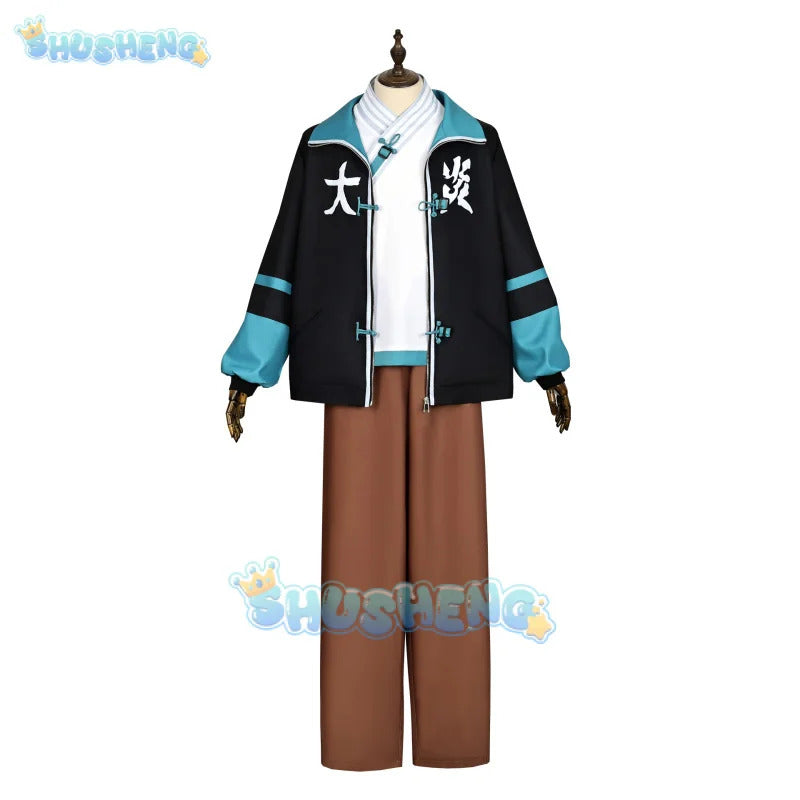 Shusheng-N Game Arknights Yan Cosplay Costume Uniform Halloween Carnival Party Christmas Play Role Clothes Clothing