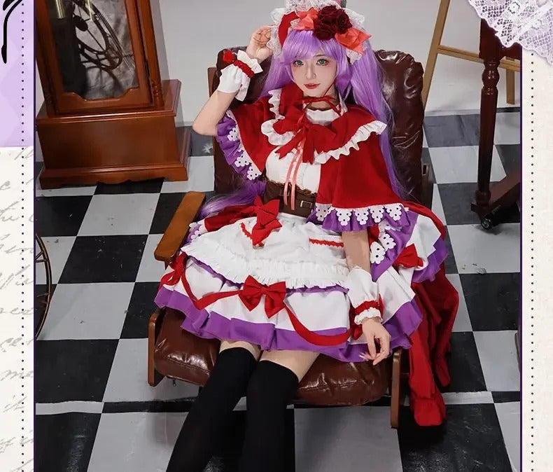 Manaka Laala cosplay 10th Anniversary Christmas red lolita dress Anime Pripara costume party gift girl accessories sweet new set