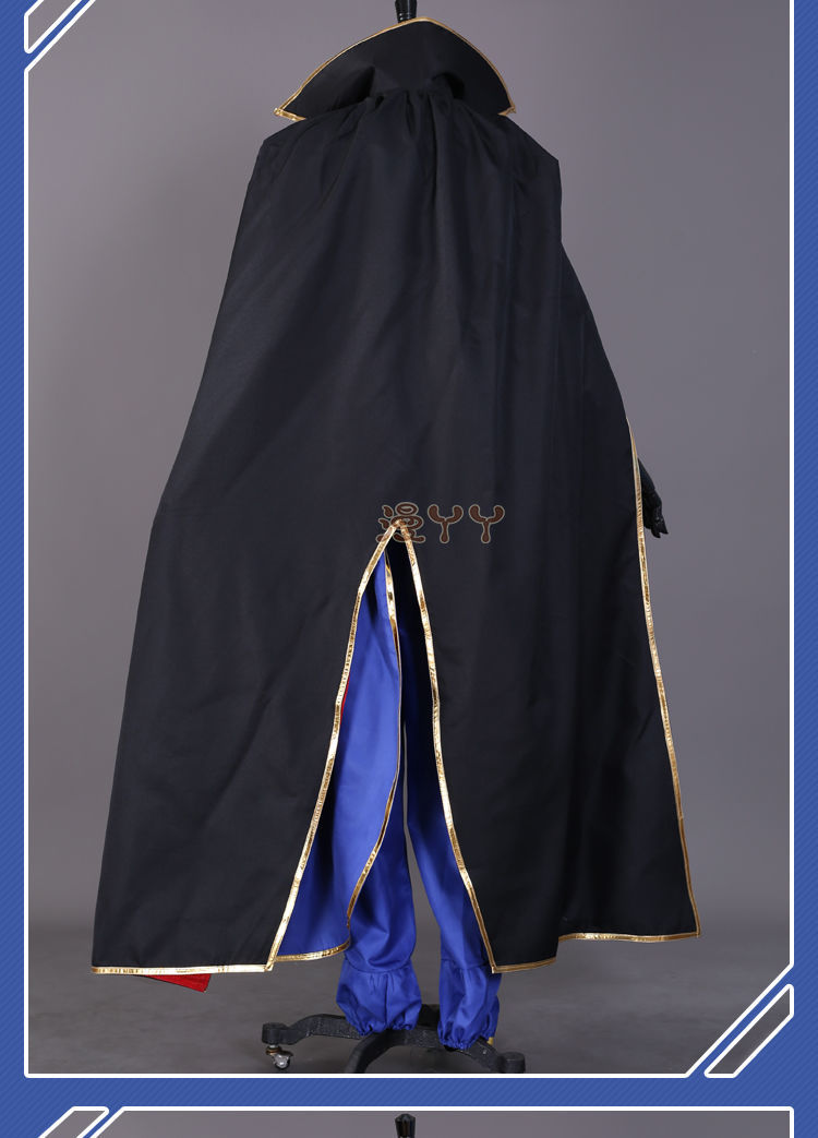 Anime Code Geass Lelouch of the Rebellion R2 Zero Outfits Cosplay Costume