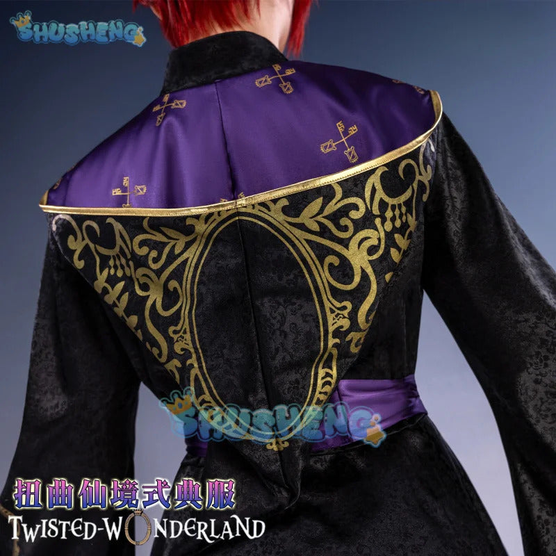 Twisted-Wonderland Riddle Trey Cater Cosplay Costume AceDeuce Leona Azul KalimVil Idia Malleus Uniform Halloween Carnival