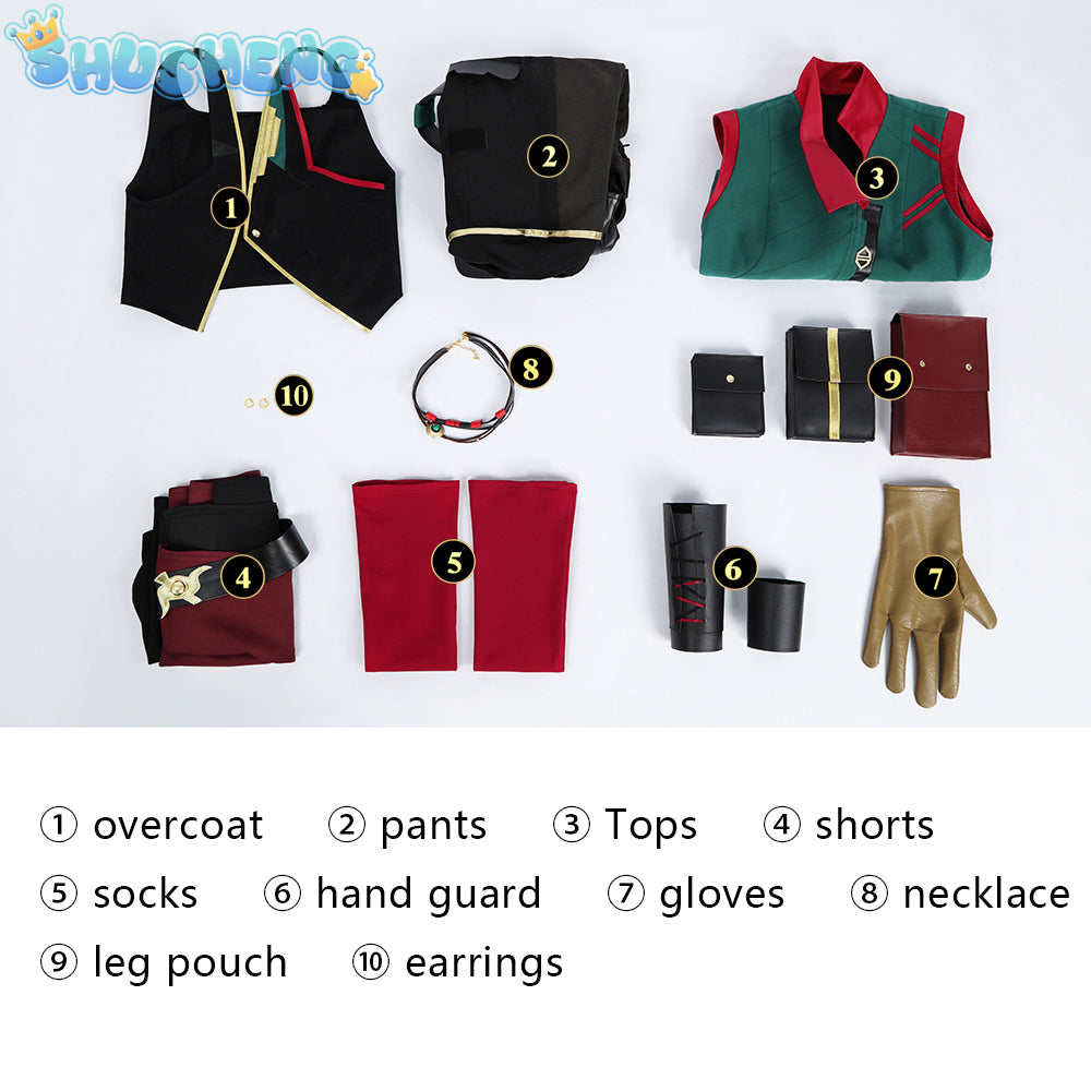 Anime Game LOL Arcane Powder Cosplay Jinx Costume Uniform Coat Pants Blue Wigs Headwear For Girls