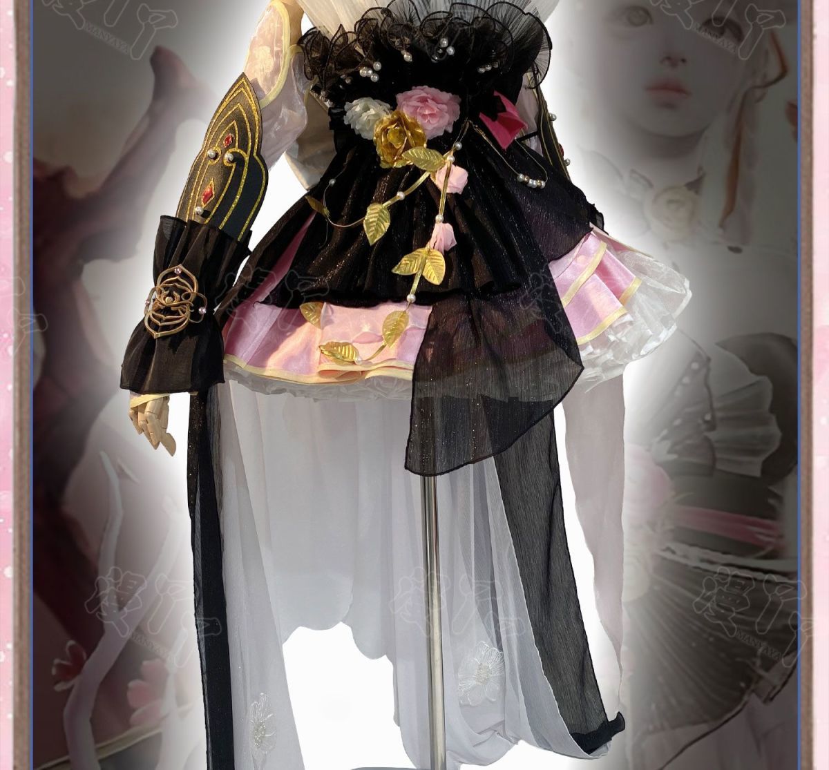 Anime Kurumi Cosplay Game Naraka: Bladepoint Costume HuTao Pink Dress Outfit Suit Halloween Party Role Play Prop for Woman