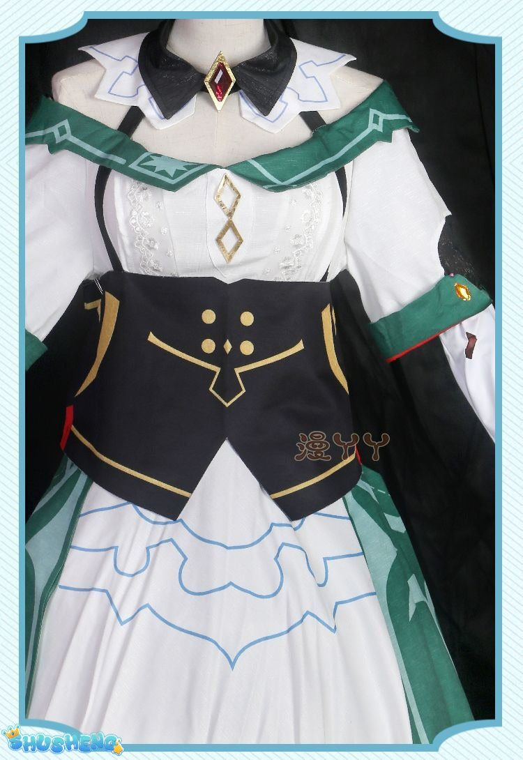 Genshin Impact Katheryne Cosplay Costume For Halloween Christmas Festival Party Game Comic Con Clothes