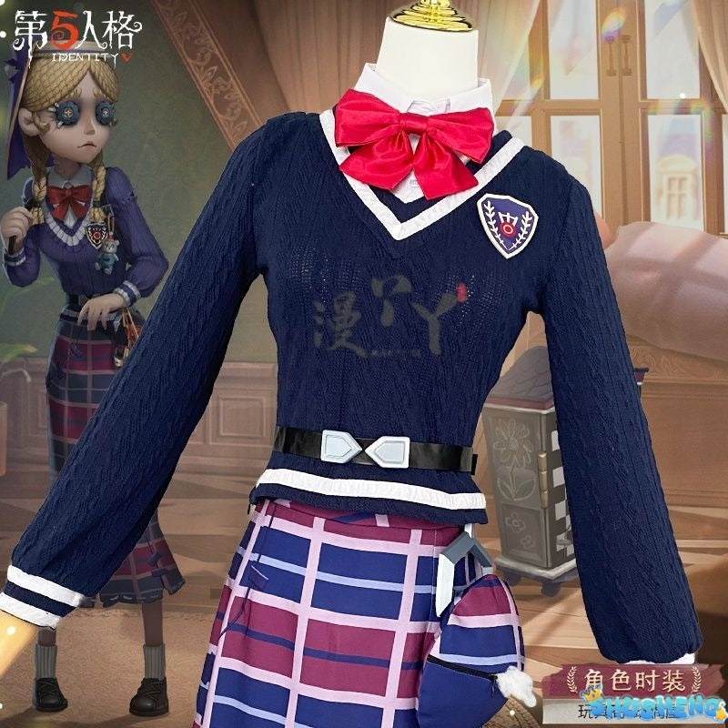 Game Identity V Toy Merchant Anne Lester Ivory Tower Cosplay Costume Dress Anime Clothes Halloween Women