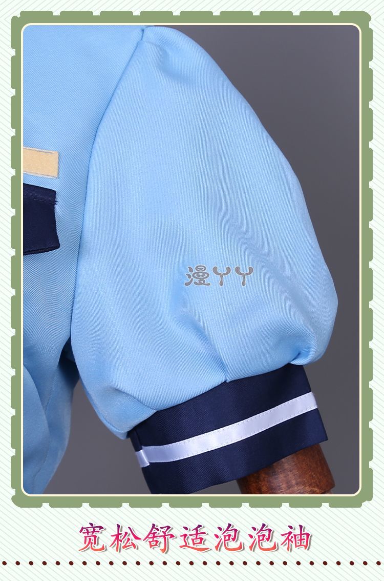 Anime Re:Life In A Different World From Zero Rem Cosplay Costume Wig Sexy Lady Police Officer Hat Uniform for Halloween Party