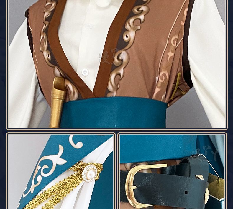 Game Identity Ⅴ Luchino Diruse Professor Cosplay Costume Poet New Skin Fashionable Uniform Man Halloween Party Suit