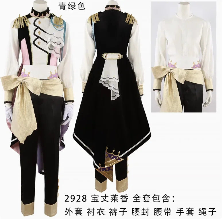 Ensemble Stars Esupuri Sagiri Esu Hanamura Fuyume Natsu Kanna Hojo Raika Cosplay Costume Uniform Halloween Carnival Party