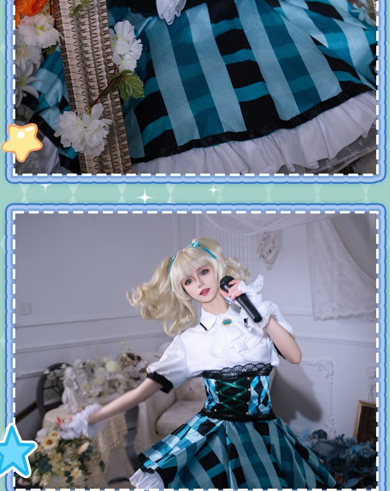 Todo Yurika Cosplay Costume Game Aikatsu Uniform Halloween Carnival Party Christmas Play Role Clothes Clothing