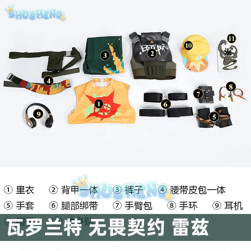 Shusheng Valorant Raze Cosplay Costume Uniform Halloween Carnival Party Christmas Play Role Clothes Clothing for Women