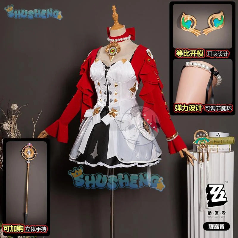 Zenless Zone Zero Astra Yao Cosplay Costume Uniform Halloween Carnival Party Christmas Play Role Clothes Clothing for Women