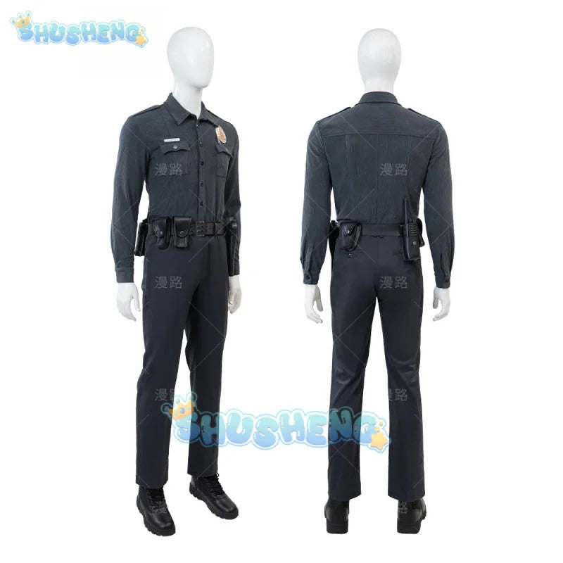 Mortal Kombat 1 T-1000 Cosplay Costume Uniform Halloween Carnival Party Christmas Play Role Clothes Clothing for Men