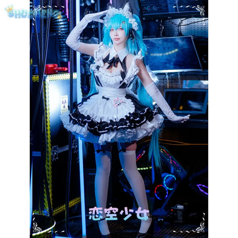 Shusheng-N Game NIKKE:The Goddess of Victory Privaty Cosplay Costume Halloween Sweet Maid Dress Women Lolita Uniform Accessories Prop Set