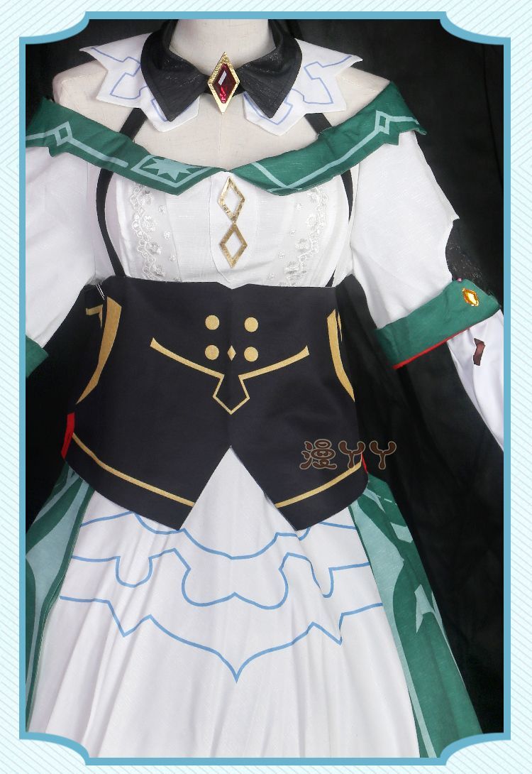 Genshin Impact Katheryne Cosplay Costume For Halloween Christmas Festival Party Game Comic Con Clothes