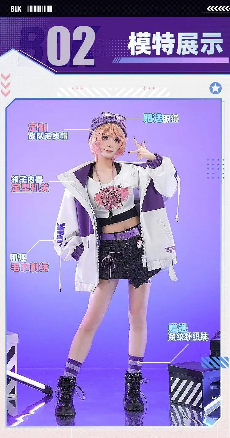 Identity Ⅴ Mechanic Cosplay Costume Tracy Reznik BLK IDV-ES Uniform Halloween Carnival Party Christmas Play Role Clothe Clothing