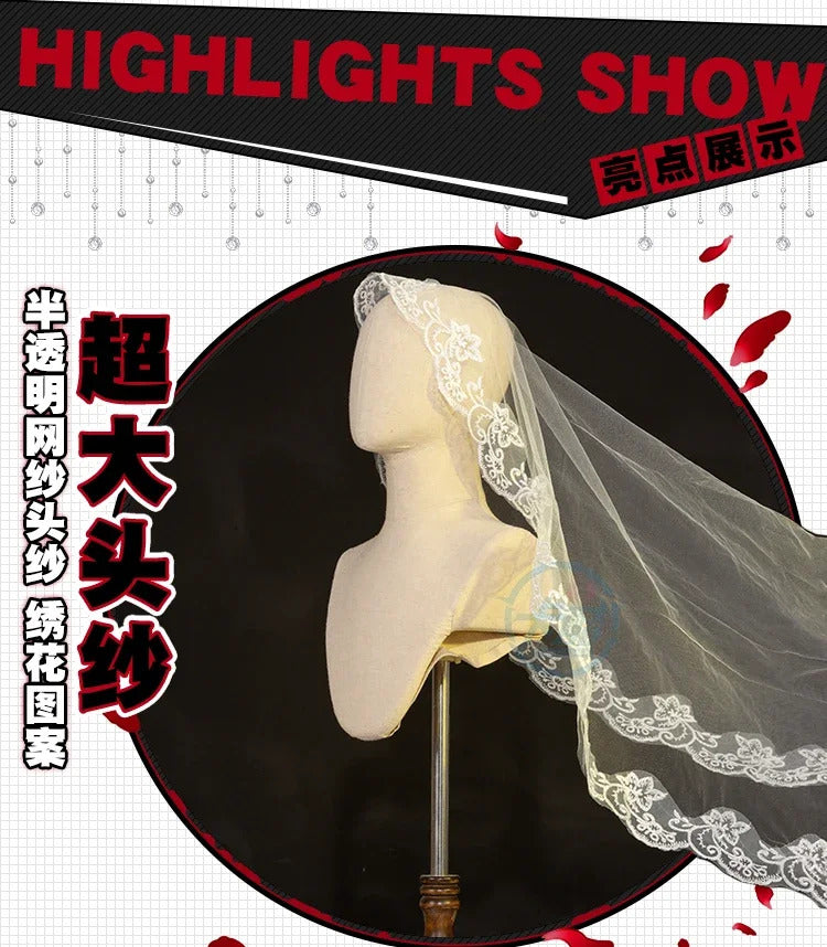Anime Sakamoto Days Osaragi Cosplay Costume Dress Veil Stocking Assassin Taro Sakamoto Halloween Party for Women Prop