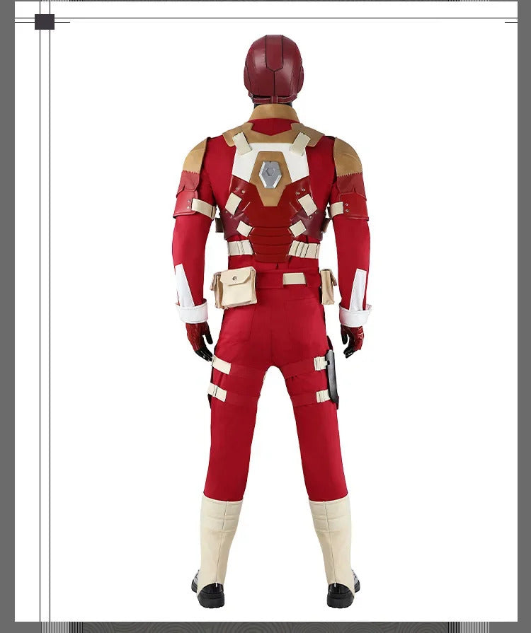 Movie Thunderbolts Red Guardian Cosplay Costume Uniform Halloween Carnival Party Christmas Play Role Clothes Clothing