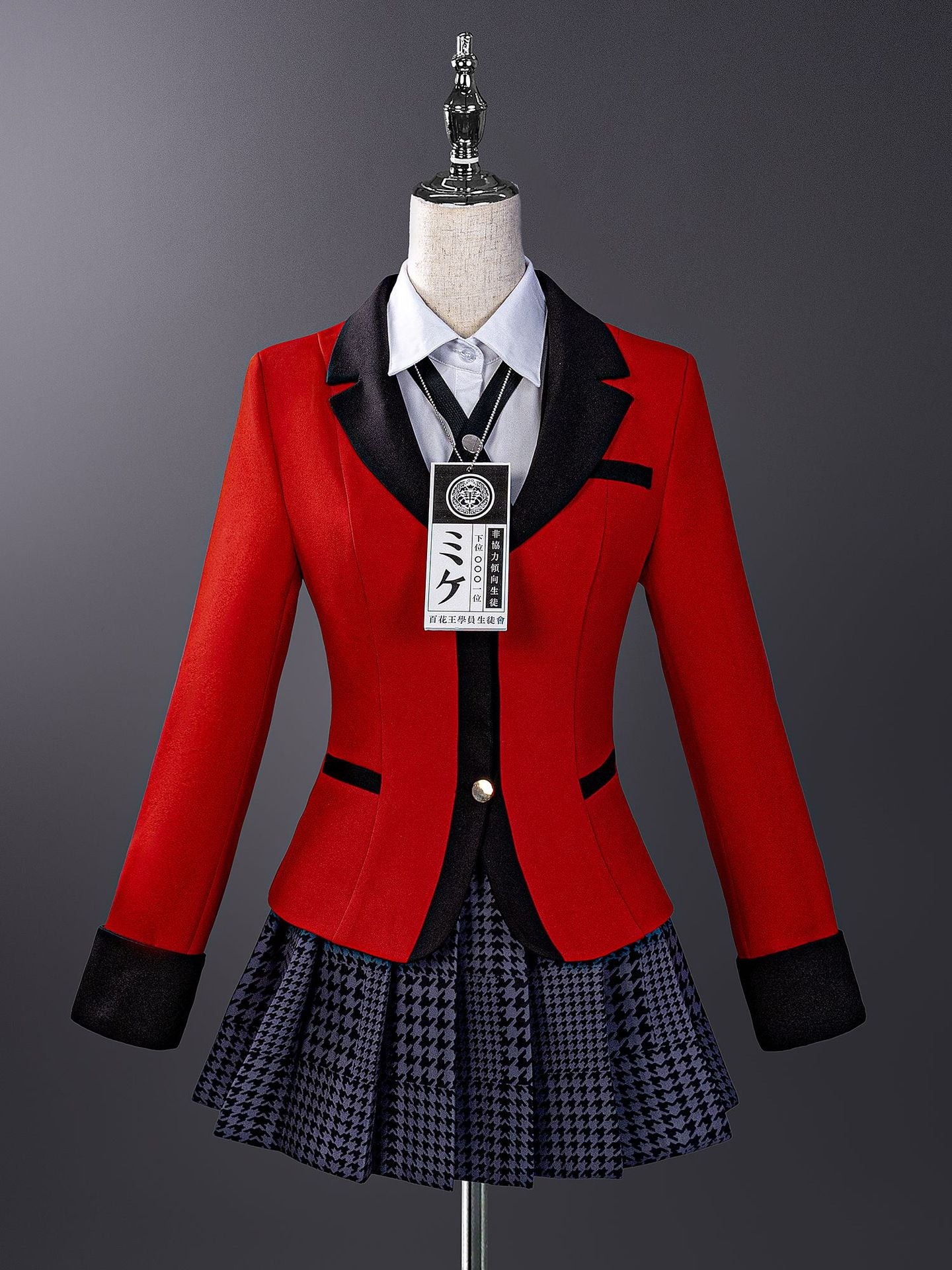 Anime Kakegurui Jabami Yumeko Cosplay Costume Halloween Sayaka Compulsive Gambler Japanese School Girls JK Uniform Halloween Cos