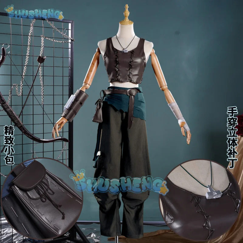 Shushneg-R Game Identity Ⅴ Brynhildr Vilulf Archer Cosplay Costume Uniform Halloween Carnival Party Christmas Play Role Clothes Clothing