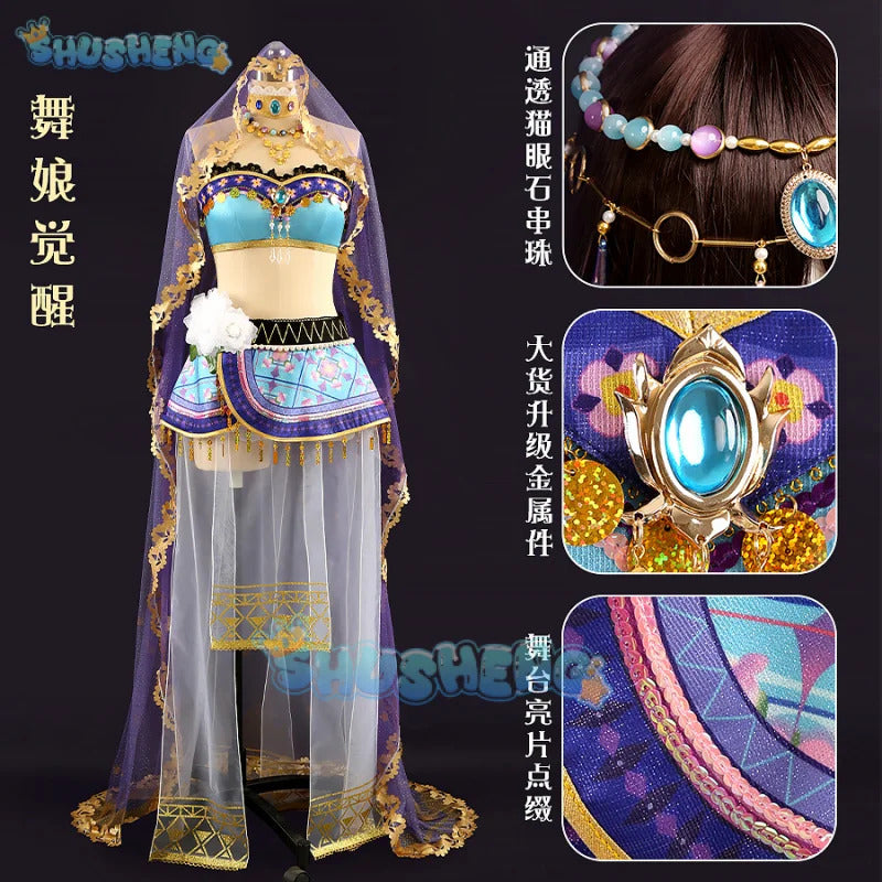 Love Live!u's Printemps Kousaka Honoka/Tojo Nozomi All Members Dancers Awakening Gorgeous Dress Uniform Cosplay Costume Women