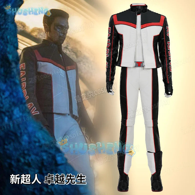 Mister Terrific Cosplay Costume Uniform Halloween Carnival Party Christmas Play Role Clothes Clothing for Men