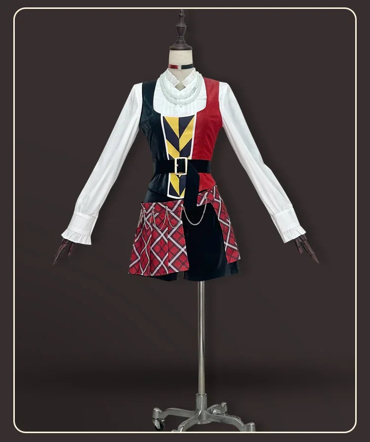 Anime Riddle Cosplay Twisted-Wonderland Costume Halloween Carnival Fashion Uniform Accessories Prop Jacket Men Women Riddle Set