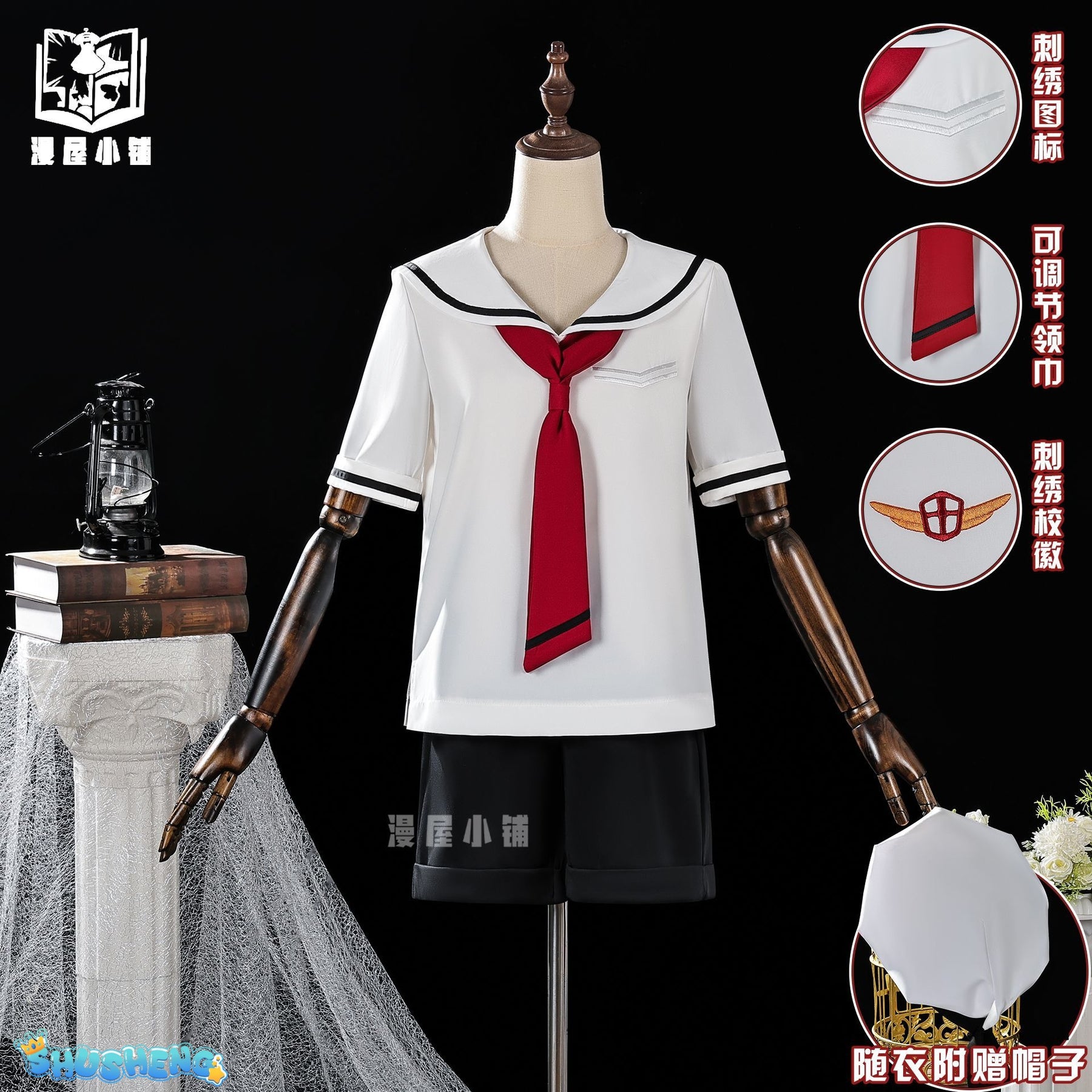 Anime Magic Card Captor Cardcaptor Li Syaoran Cosplay Costume Wig Summer JK School Uniform Shirt Woman Lovely Campus Suit