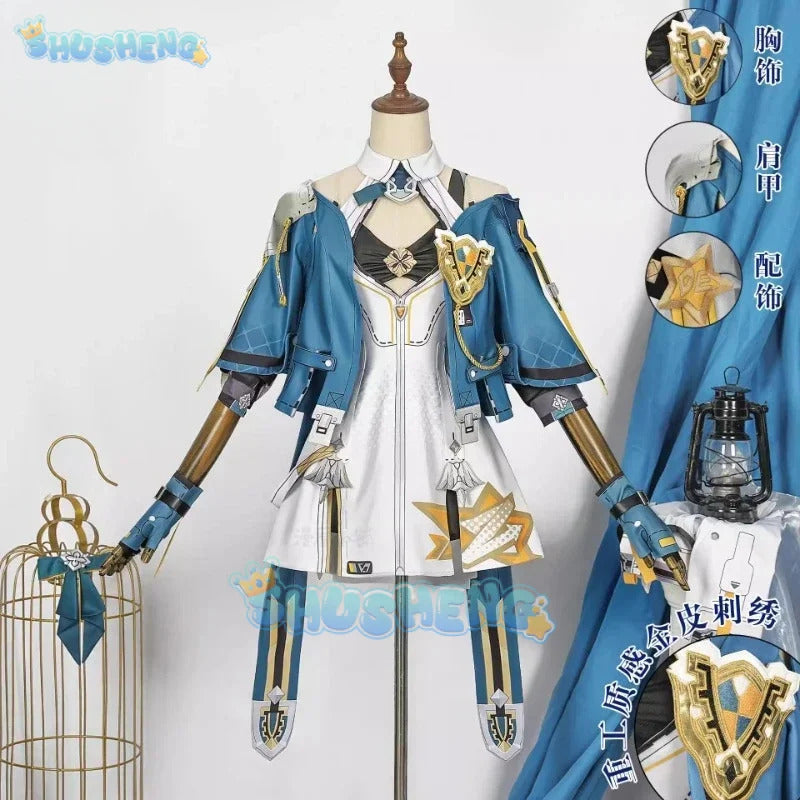 Honkai Impact 3 Durandal Cosplay Costume Bianka Ataegina Uniform Halloween Carnival Party Christmas Play Role Clothes Clothing