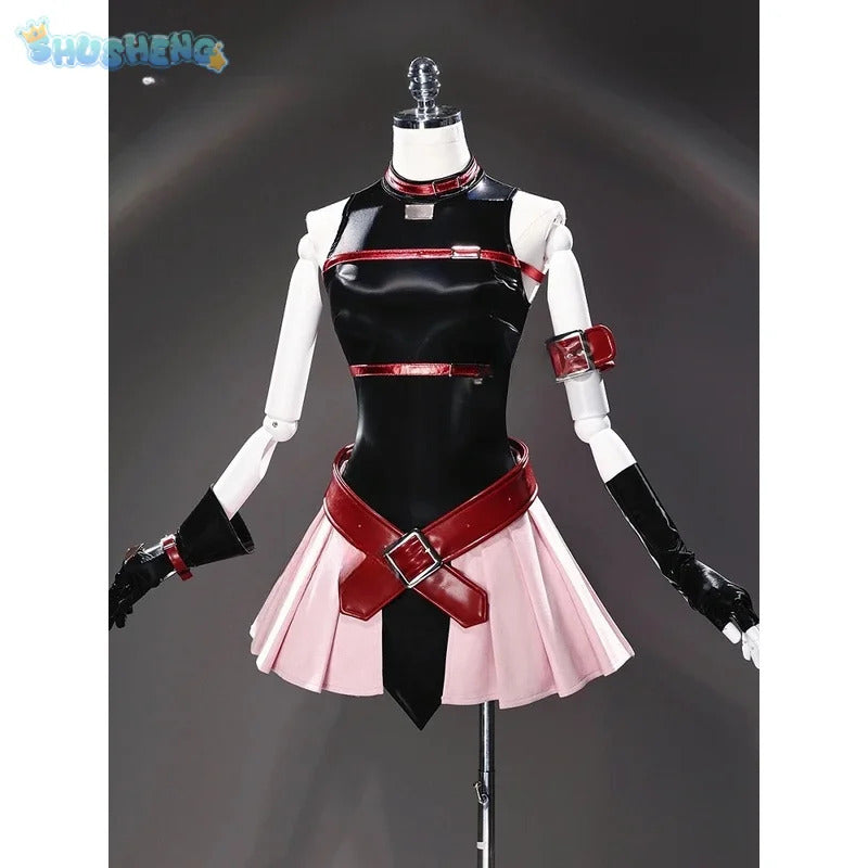 Fate Testarossa Harlaown Magical Girl Lyrical Nanoha Fate Cosplay Lightning 01 Costume Halloween women dress props wig new set