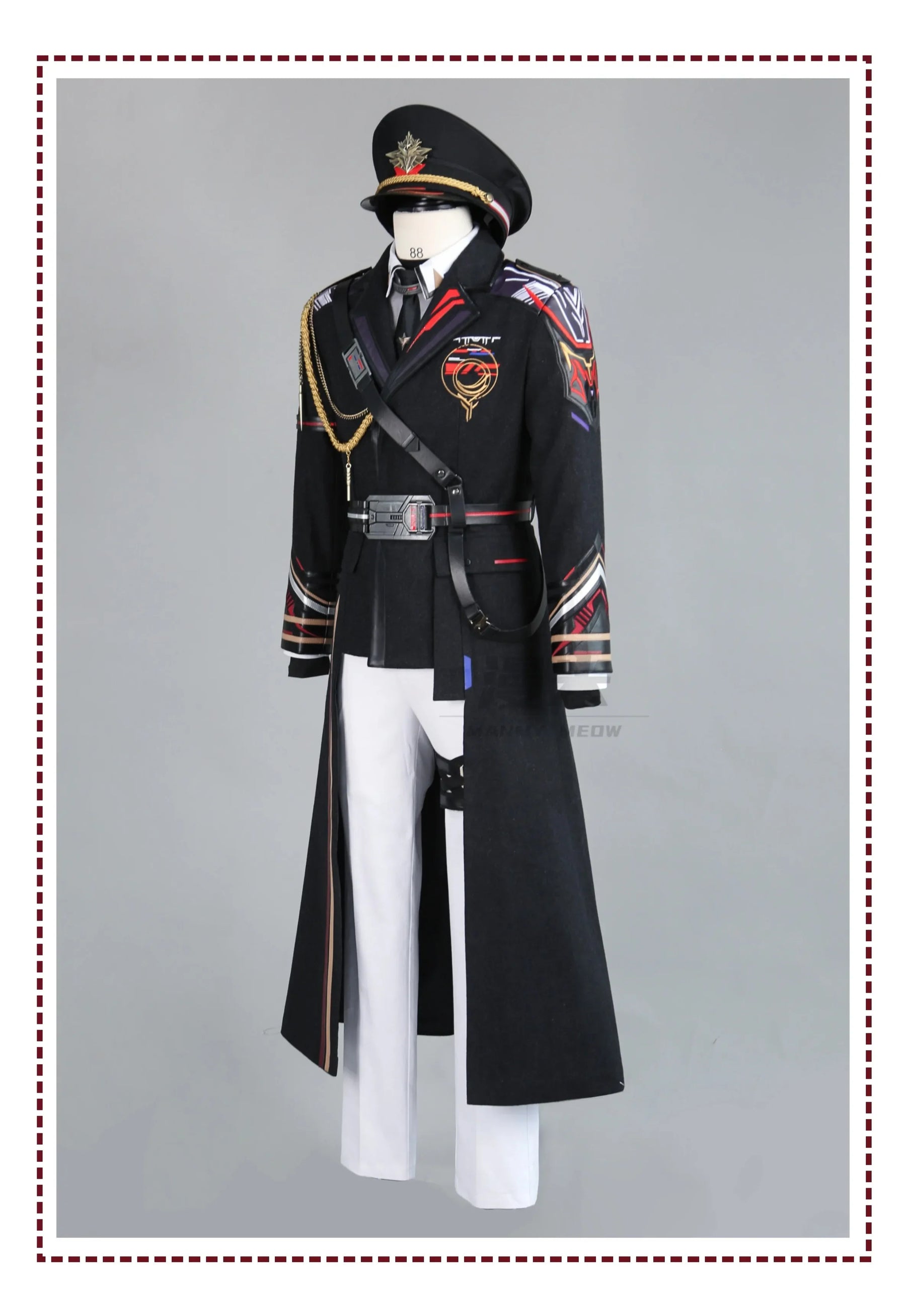Shusheng-R Love And Deepspace Caleb Cosplay Costume Far Air Naval Officer Uniform Halloween Party for Women Men Carnival