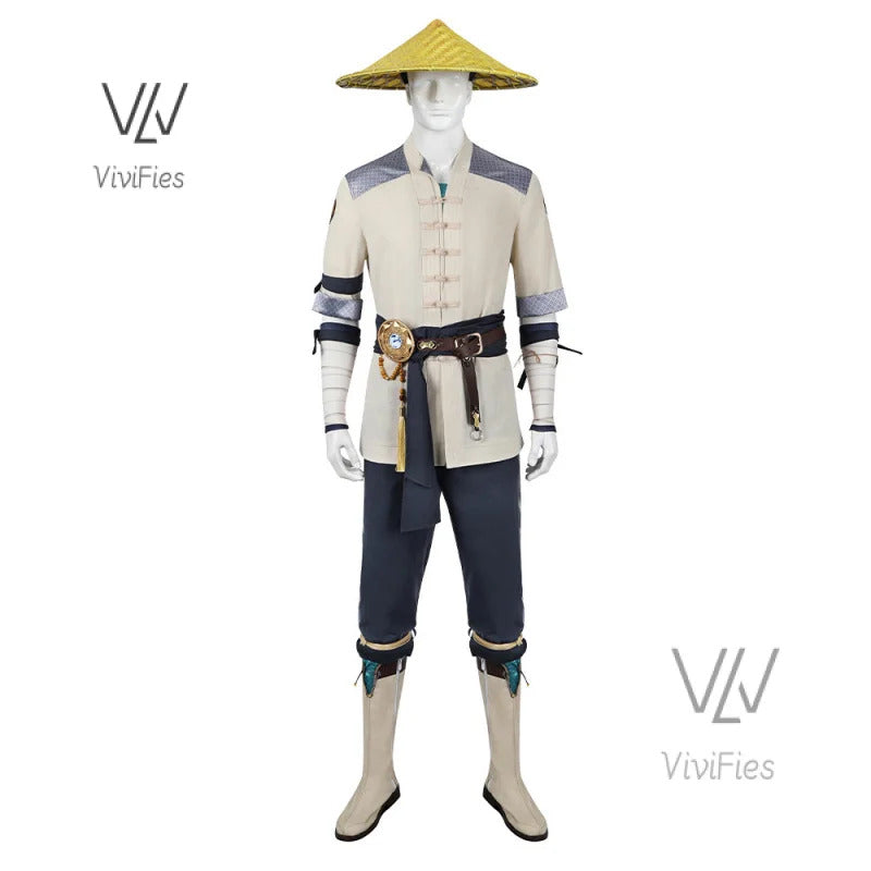 IN STOCK Raiden Mortal Kombat 1 Cosplay Bi Han Costume MK 1 Raiden Cosplay Halloween Costume Customized Carnival