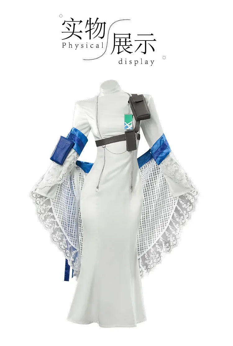 NIKKE:The Goddess of Victory Arkana Cosplay Costume Dress shawl shoulder strap ring prop set Halloween new elegant Woman uniform