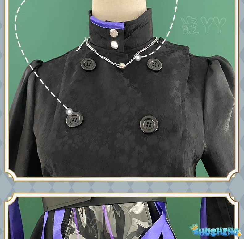 Game Arknights Lin Cosplay Costume Fancy Party Dress Suit Halloween Carnival Uniform Anime Clothes