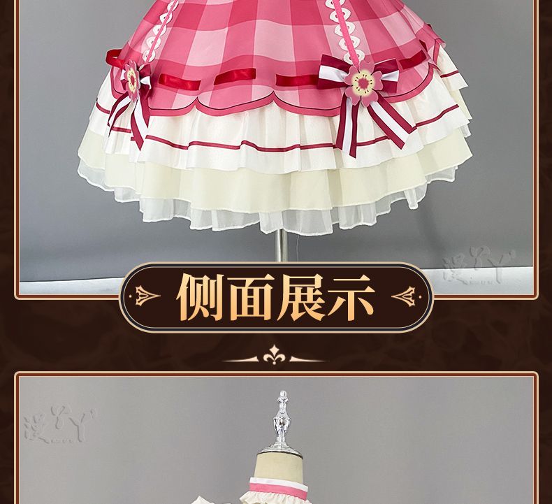 Anime Aikatsu Hoshimiya Ichigo Cosplay Costume Uniform Halloween Party for Women Men Carnival Props