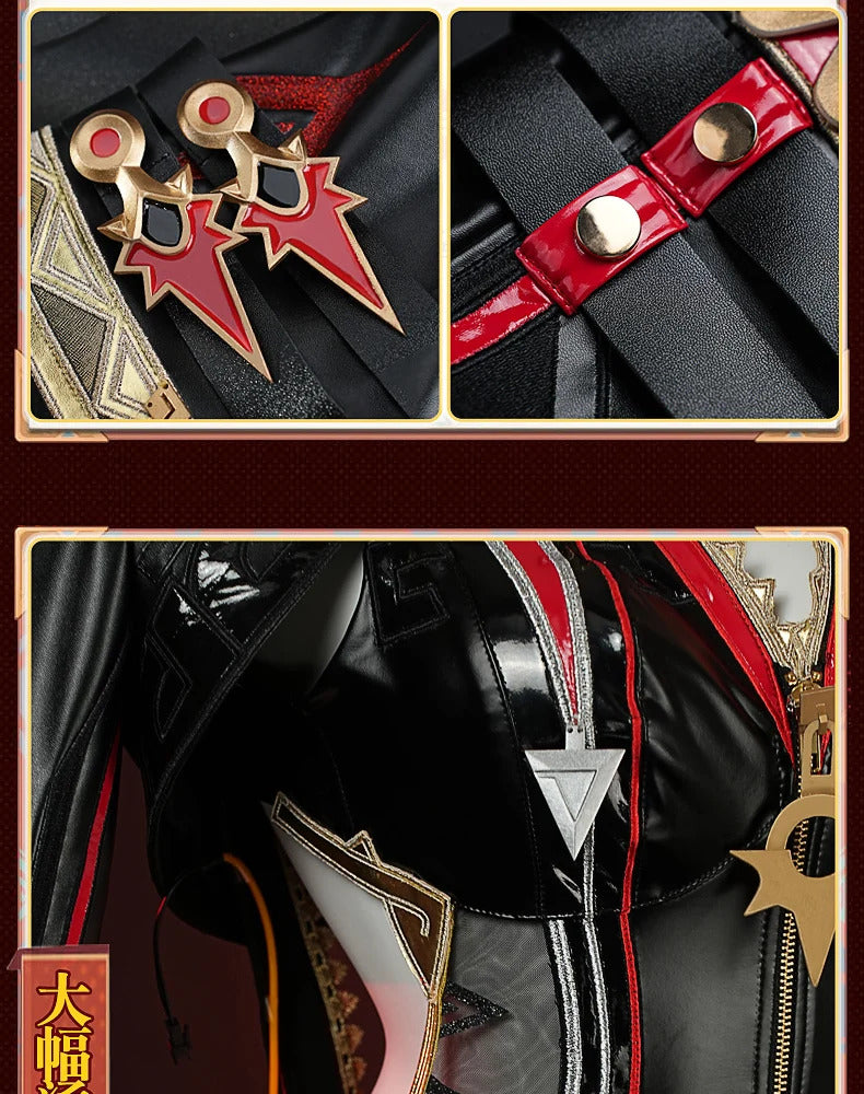 Shusheng Genshin Impact Mavuika Pyro Archon Cosplay Costume Cos Game Anime Party Uniform Hallowen Play Role Clothes Clothing