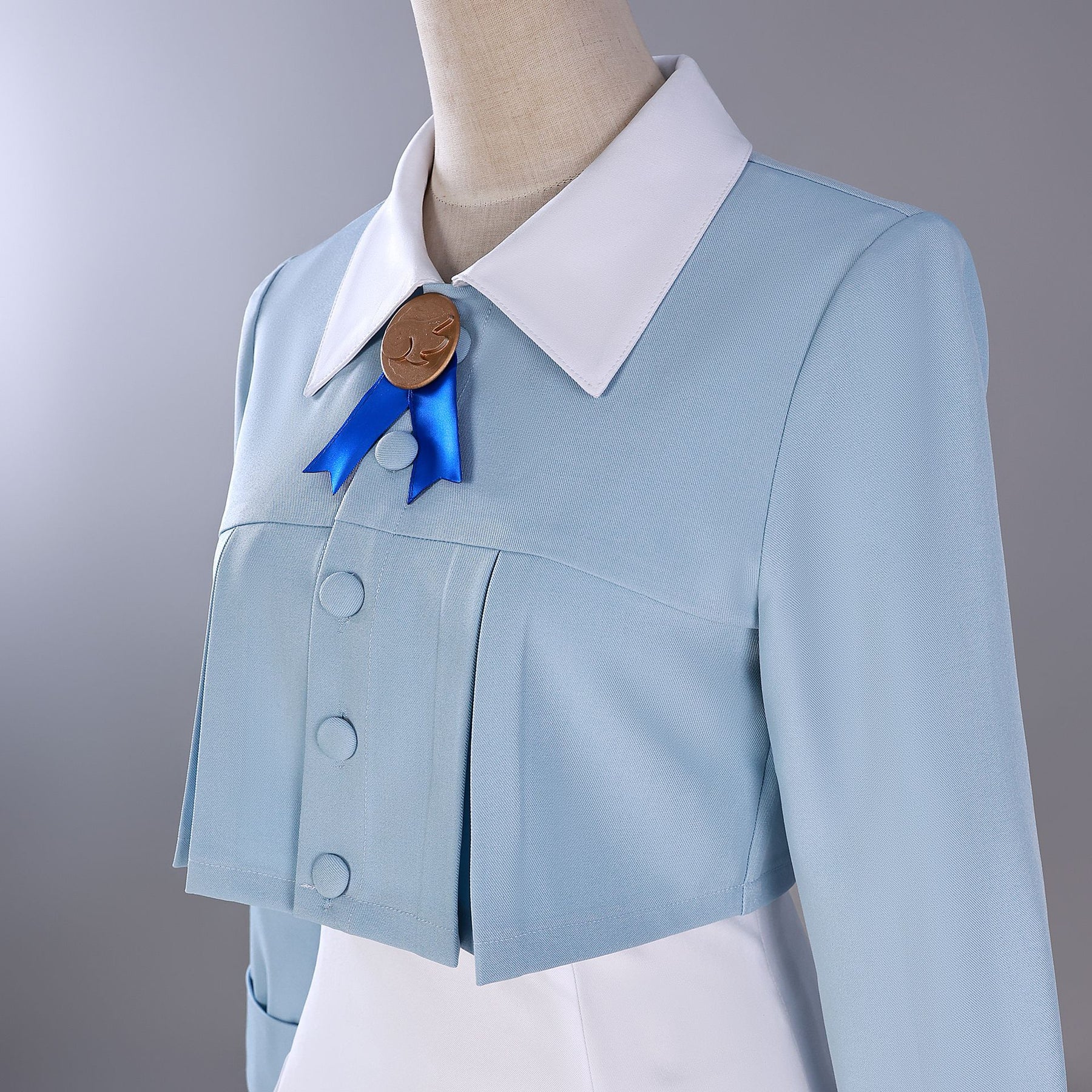 KINOMOTO SAKURA Blue White Dating Dress Variety Sakura Anime Clothing Two-Dimensional game Halloween Uniform