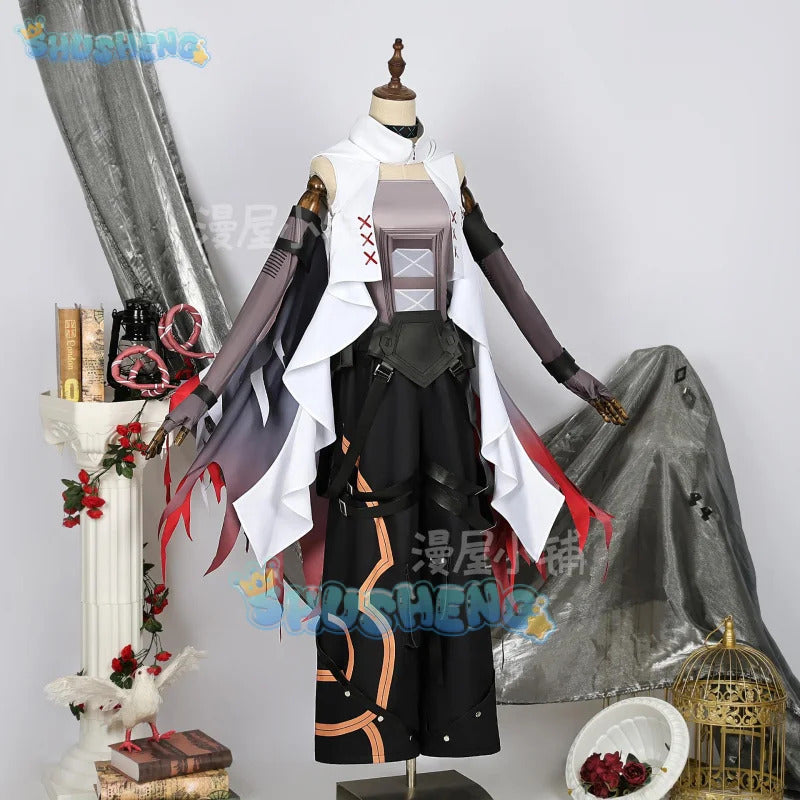 Arknights Mudrock Cosplay Costume Uniform Halloween Carnival Party Christmas Play Role Clothes Clothing for Women