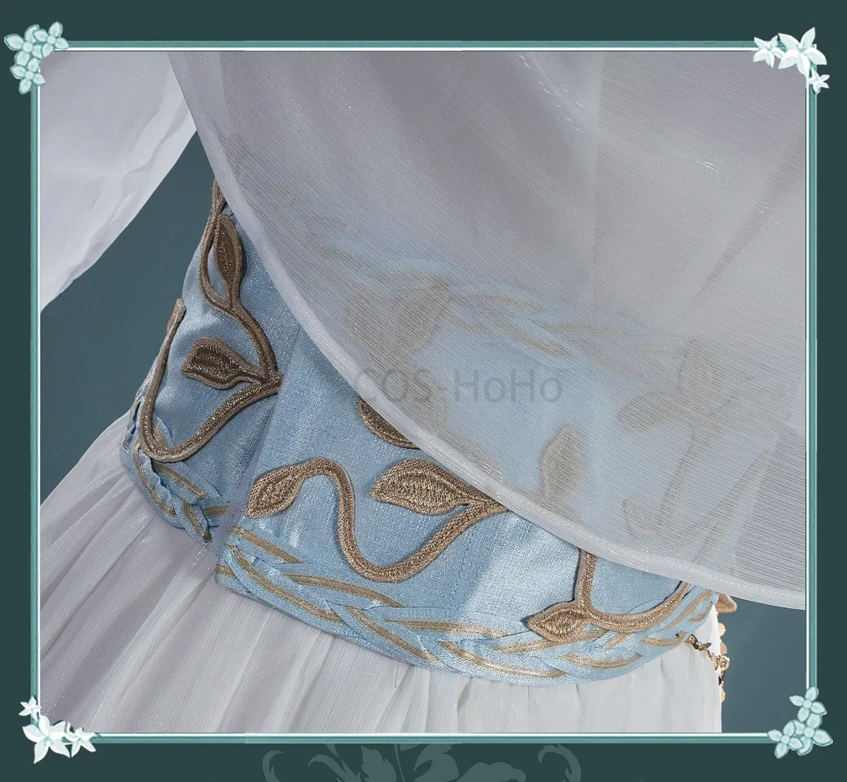 Shusheng-R Game Identity V Eli Clark Seer Cosplay The Prophet Of The Past Costume Halloween Party Dress waist headband prop Woman Man set
