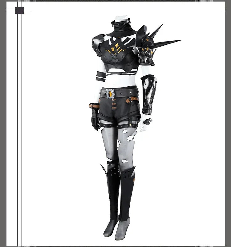 Shusheng-R Magic Game Cosplay Rivals Costume superhero Halloween carnival top shorts belt prop accessory set women's Fantasia Magic uniform