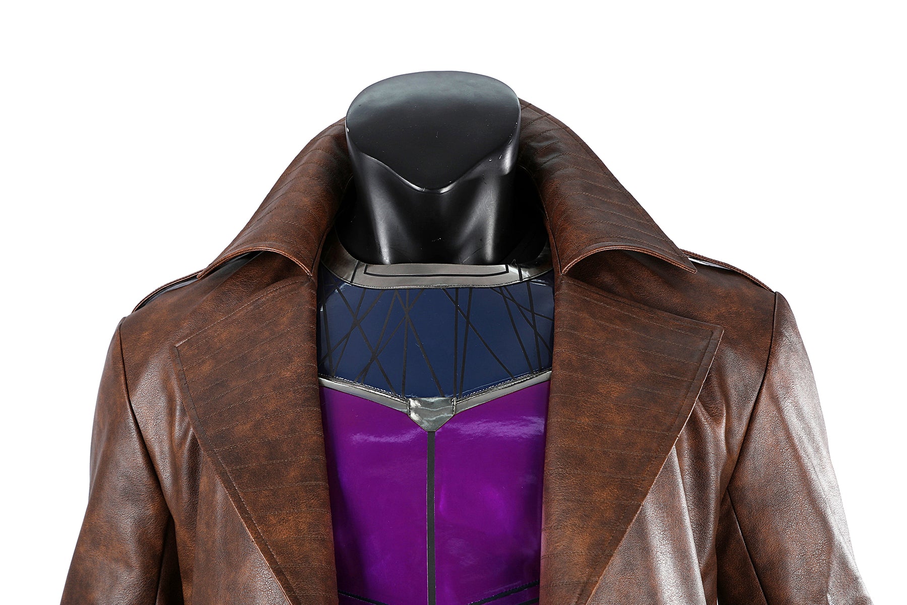 Gambit Cosplay Costume Man Leather Trench Coat Full Set and Individual Items Are Sold Custom Size