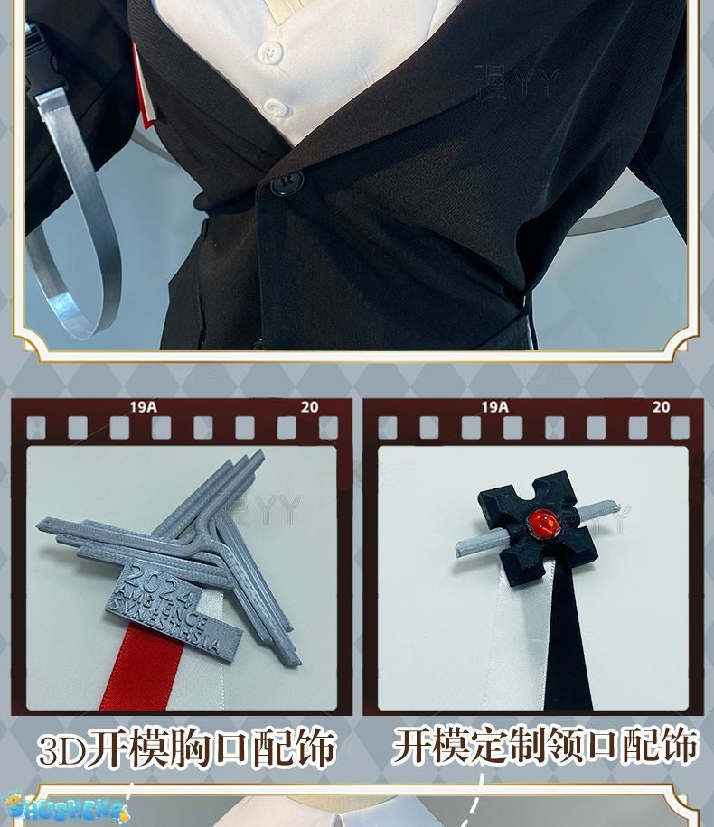 Arknights Theresa Cosplay Costume Cos Game Anime Party Uniform Hallowen Play Role Clothes New Full Set