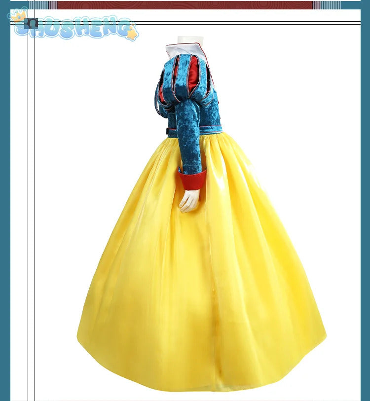 New Movies of 2025 Snow White cosplay Costume Adult and Child Sizes Fairy Tale Sweet Princess Dress Halloween Ball Woman Uniform