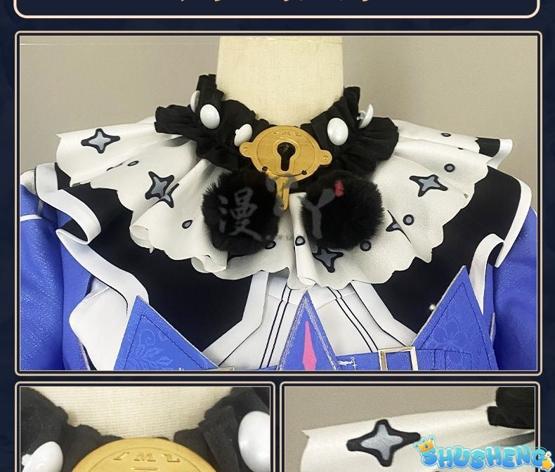 Game Wuthering Waves ROCCIA Cosplay Costume ROCCIA Two Tail Women Girl Halloween Performance Stage Roleplay Uniform