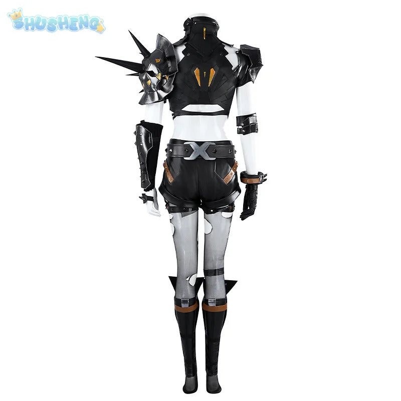 Shusheng-R Magic Game Cosplay Rivals Costume superhero Halloween carnival top shorts belt prop accessory set women's Fantasia Magic uniform