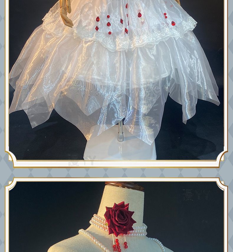 Game Identity V Bloody Queen False Hope Marie Cosplay Costume Mary Halloween Party Props