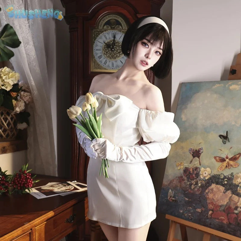 Shusheng-R Sua Anime Alien Stage Cosplay Costume Sexy Women's Dress Uniform Halloween Carnival Sweet Sua Set