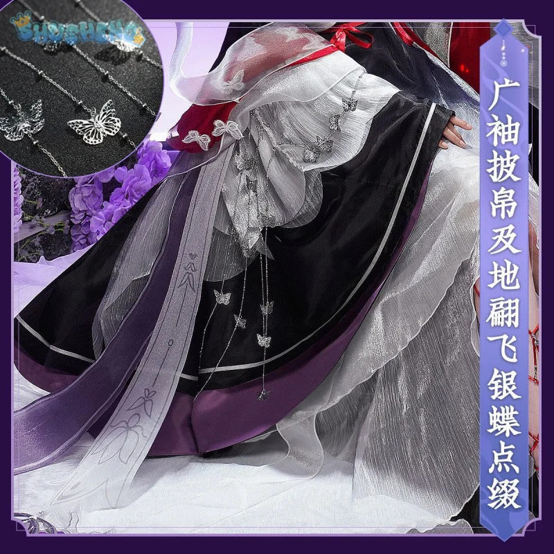 Honkai: Star rail Kafka cosplay costume Halloween Chinese style dress jacket props accessories wig set Men Women uniform