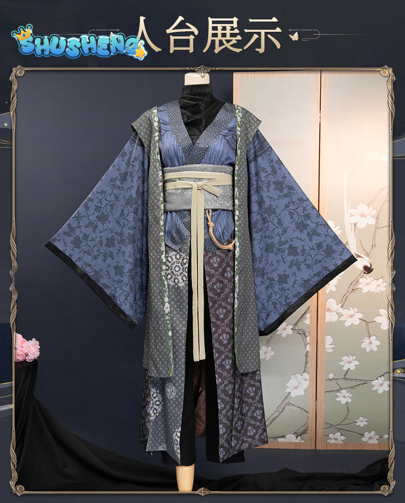 Black Myth Wukong Goblin Fourth Sister Cosplay Costume Game Uniform Hanfu Headwear Halloween Party for Women Props