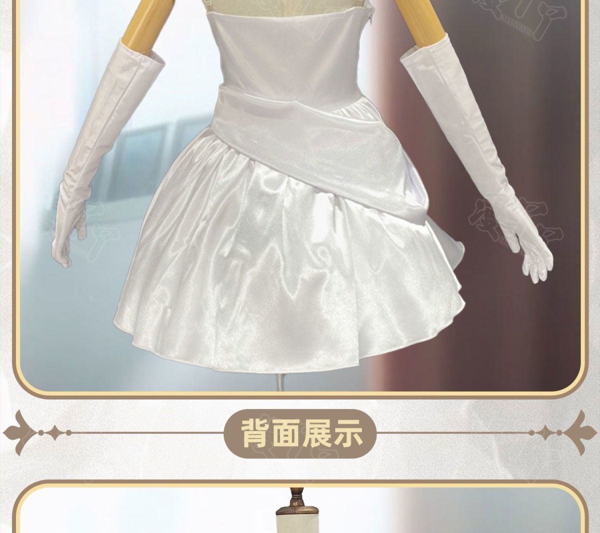 Takanashi Rikka Cosplay Anime Love, Chunibyo & Other Delusions Costume Gorgeous Wedding Dress and Accessories Halloween uniform