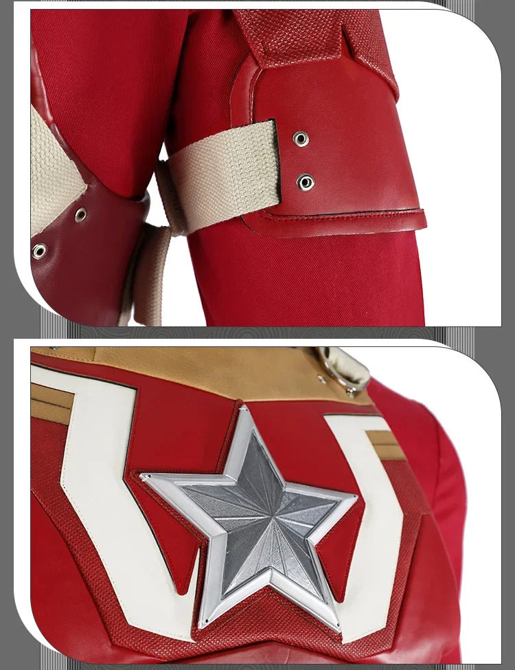 Movie Thunderbolts Red Guardian Cosplay Costume Uniform Halloween Carnival Party Christmas Play Role Clothes Clothing