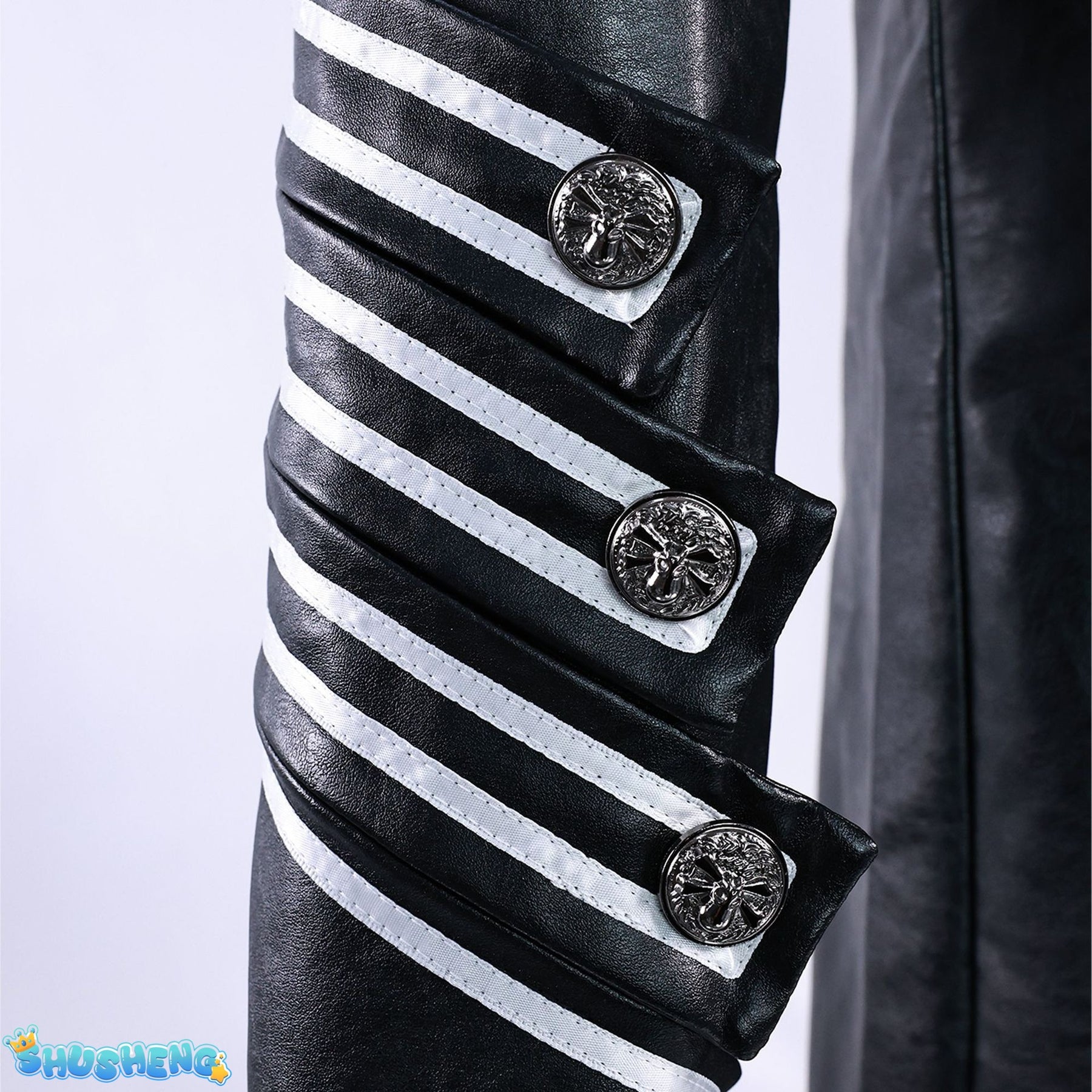 Hot Game DMC5 Cosplay Vergil Costume Nelo Complete Outfit Halloween Carnival Men Suit Jacket Vest Costume
